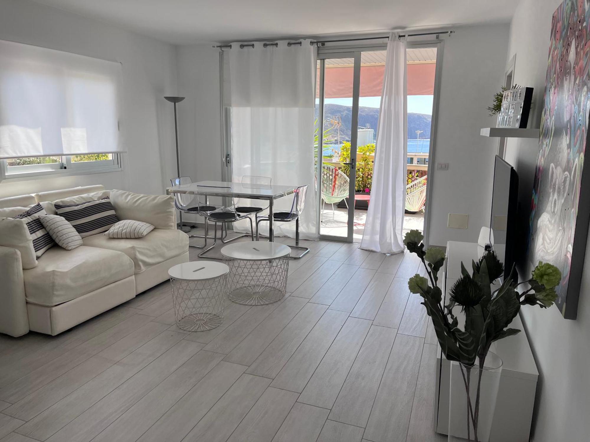 The White Heart House - Attic Sea View Apartment Los Cristianos  Luaran gambar