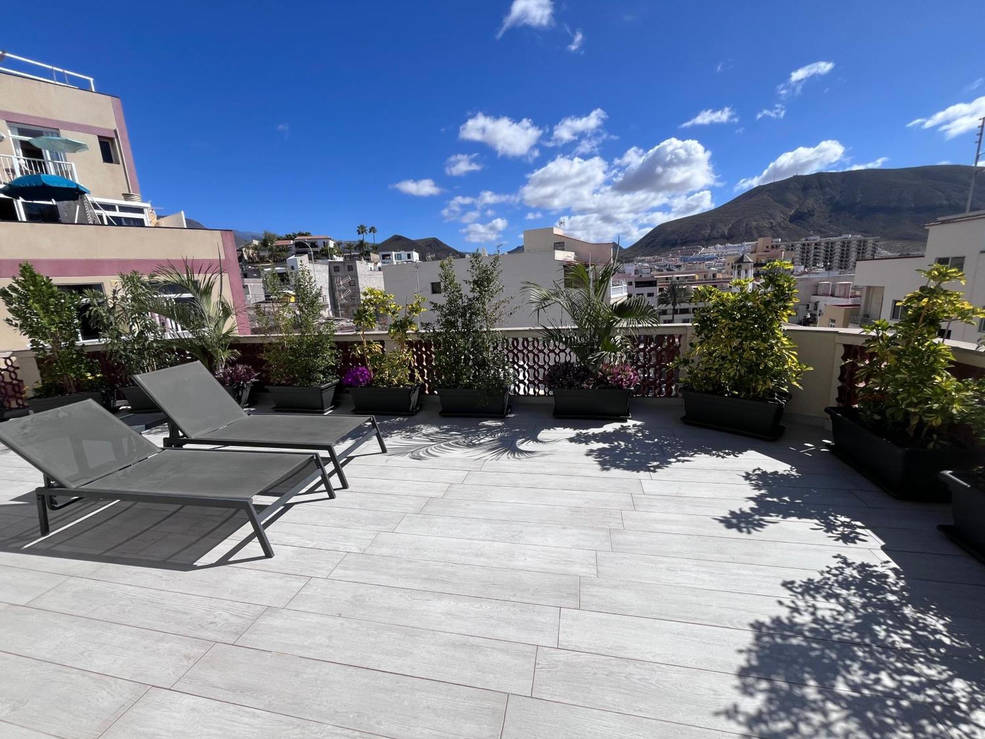 The White Heart House - Attic Sea View Apartment Los Cristianos  Luaran gambar